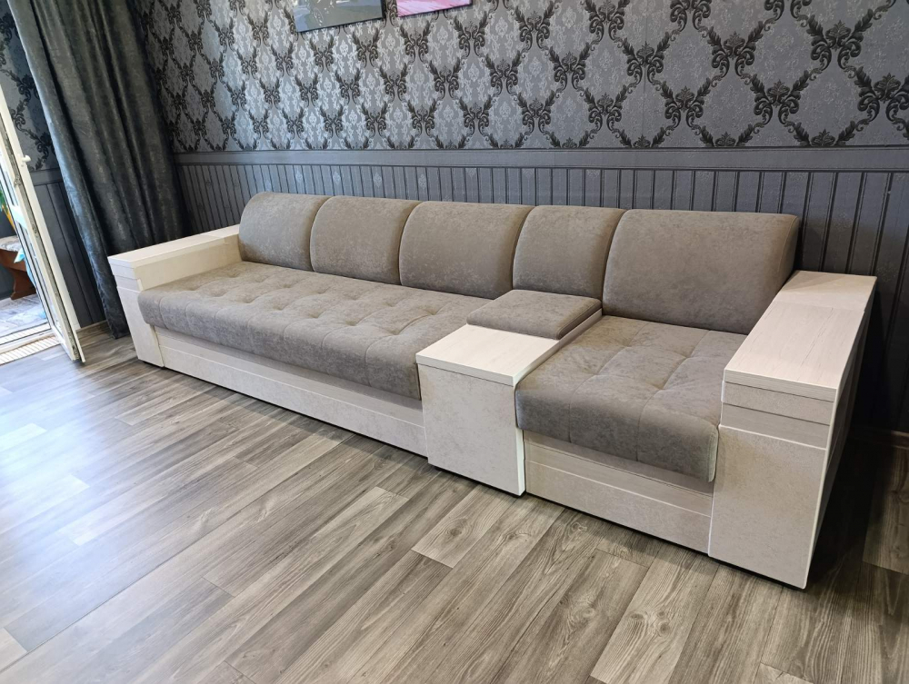 Прямой диван Престиж Трапеция №83